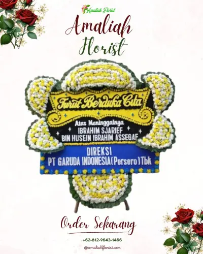 Papan Bunga Duka di Yosowilangun Kidul